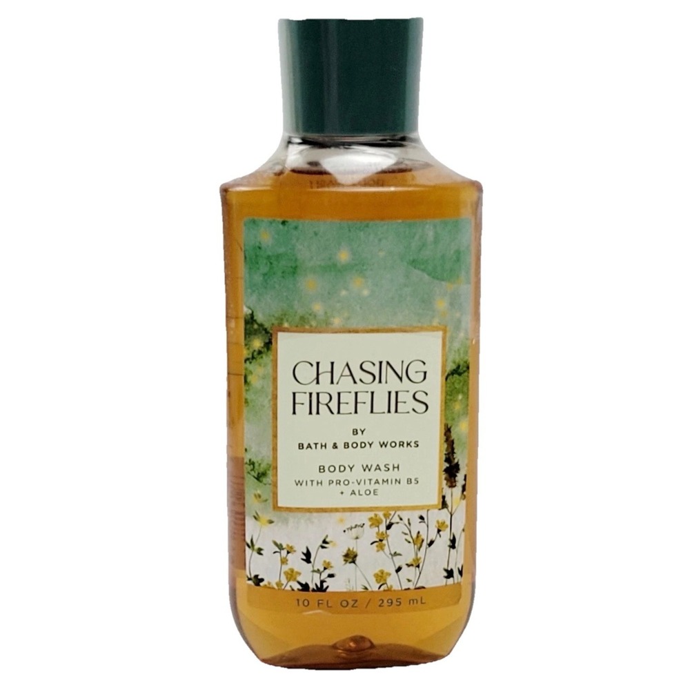 Bath & Body Works CHASING FIREFLIES 10 oz Body Wash Spring Summer Rare